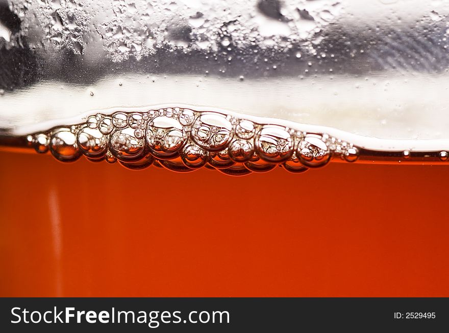 Tea without milk in a glass cup. Tea without milk in a glass cup.