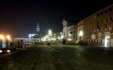 Sestiere Castello At Night - Venice Royalty Free Stock Image Sestiere Castello At Night - Venice Royalty Free Stock Image