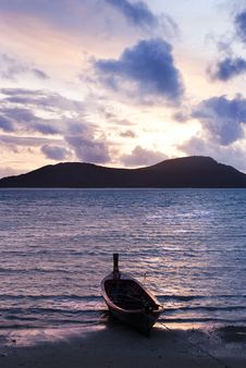 Lonely Boat Stock Image Lonely Boat Stock Image