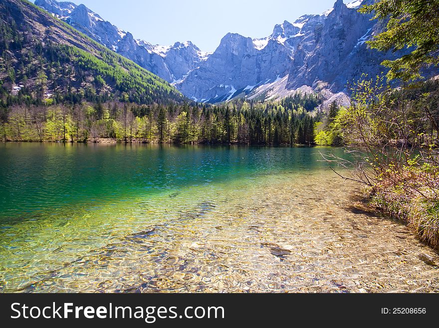 Beautiful Lake In Austria