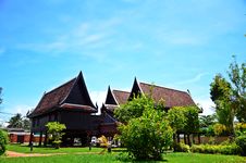 The Old Style Thai House. Royalty Free Stock Image The Old Style Thai House. Royalty Free Stock Image