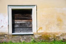 Boarded Up Window Royalty Free Stock Image Boarded Up Window Royalty Free Stock Image