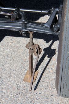 Vintage Screw Jack Stock Image Vintage Screw Jack Stock Image