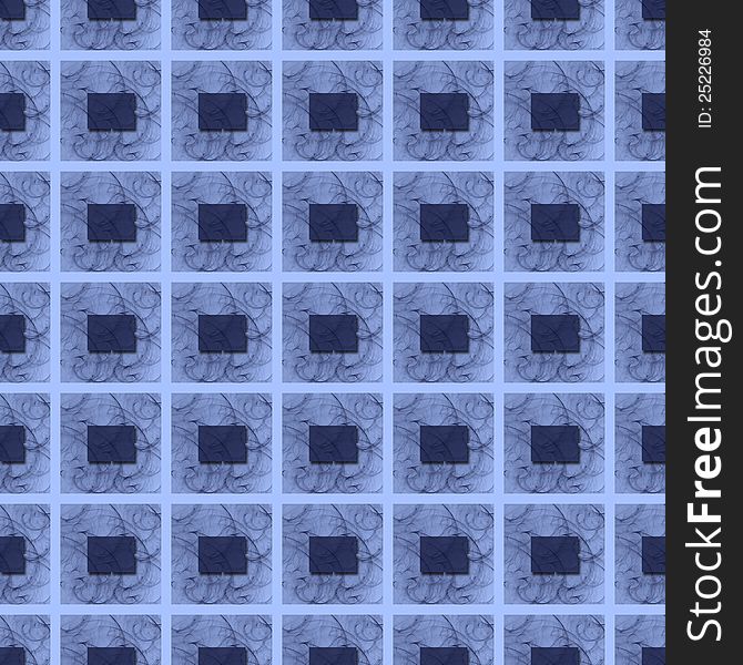 Seamless Repeating Block Pattern In Blues
