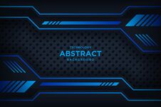 Dar Grey Business Elegance Abstract Geometric Background With Blue Lines. Royalty Free Stock Images Dar Grey Business Elegance Abstract Geometric Background With Blue Lines. Royalty Free Stock Images