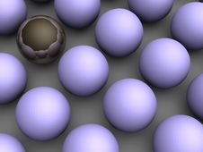 Spheres Array Stock Photography Spheres Array Stock Photography