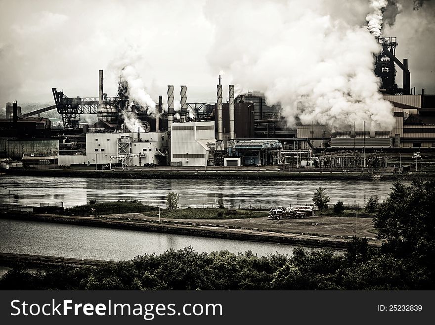 Steel Plant Pollution