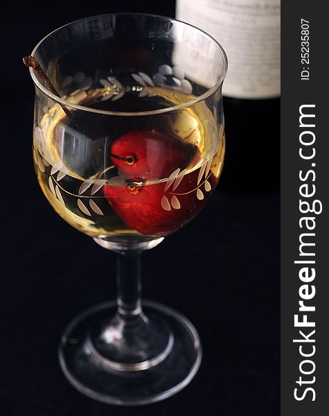 White Wine And Cherry