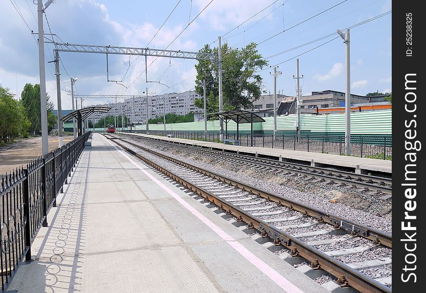 One of stations for City and local trains on the Saratov.