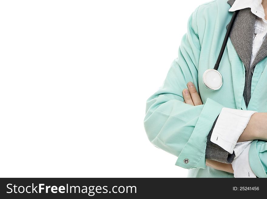 Woman Doctor With Stethoscope