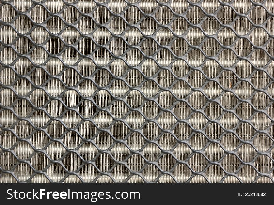 Background texture from air condition compressor.