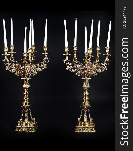 Brass Candleholder