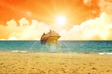 Cruise Liner Royalty Free Stock Photography Cruise Liner Royalty Free Stock Photography