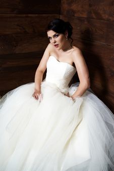 Bride In The Barn Stock Photography Bride In The Barn Stock Photography