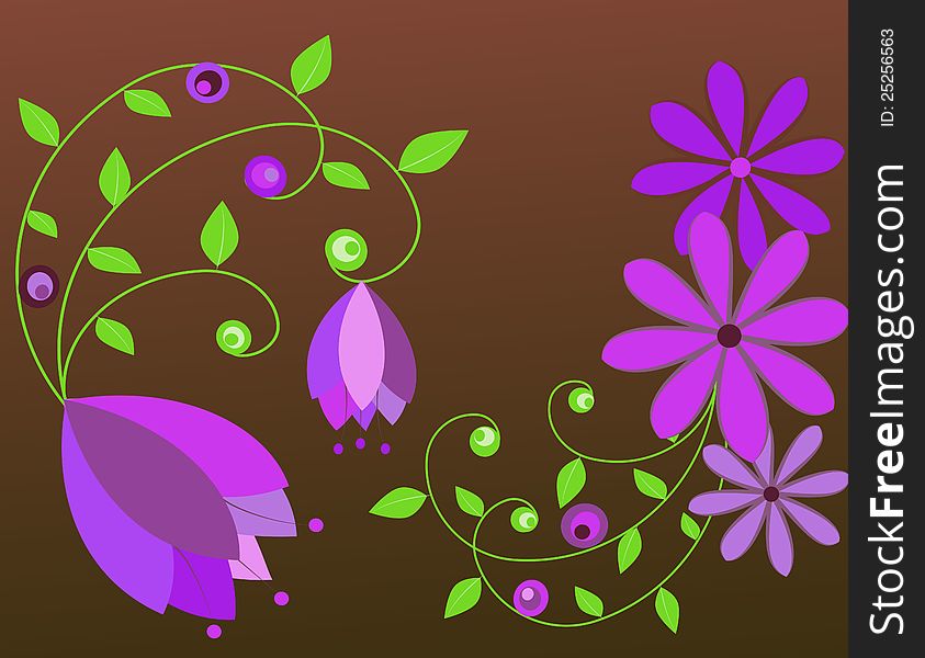 Background From Flowers.