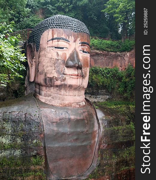 Giant Stone Buddha in China