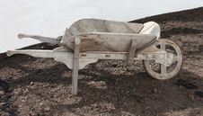 Gardeners Wheelbarrow. Royalty Free Stock Photo Gardeners Wheelbarrow. Royalty Free Stock Photo