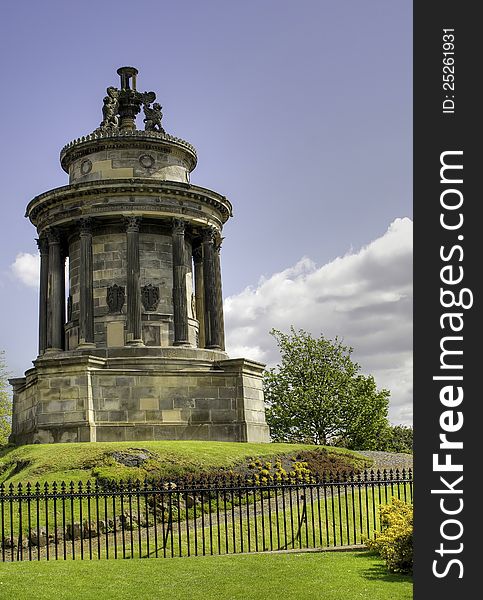 Robert Burns Monument Edinburgh Scotland