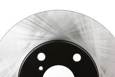 Partial View Of A Brake Disc Royalty Free Stock Photography