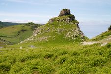 Valley Of Rocks Near Lynton & Lynmouth Devon Royalty Free Stock Images Valley Of Rocks Near Lynton & Lynmouth Devon Royalty Free Stock Images