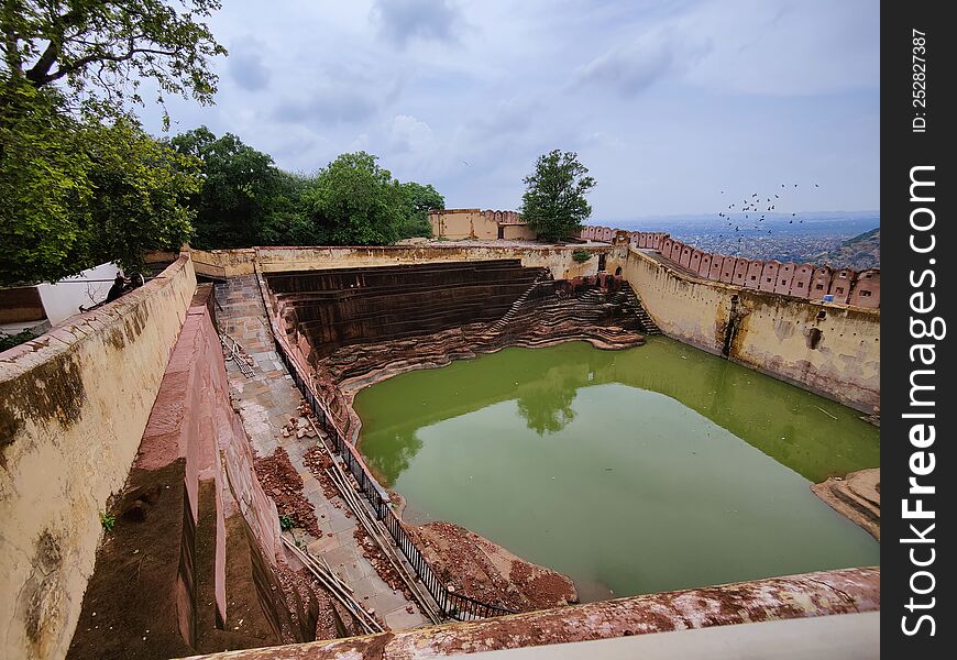 Bawdi in Nahargarh fort Jaipur