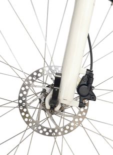 Front Brake Of Mountain Bike Royalty Free Stock Images Front Brake Of Mountain Bike Royalty Free Stock Images