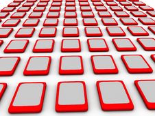 Touch Pads Array Royalty Free Stock Photography Touch Pads Array Royalty Free Stock Photography