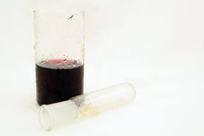 Vial With Blood Royalty Free Stock Image Vial With Blood Royalty Free Stock Image