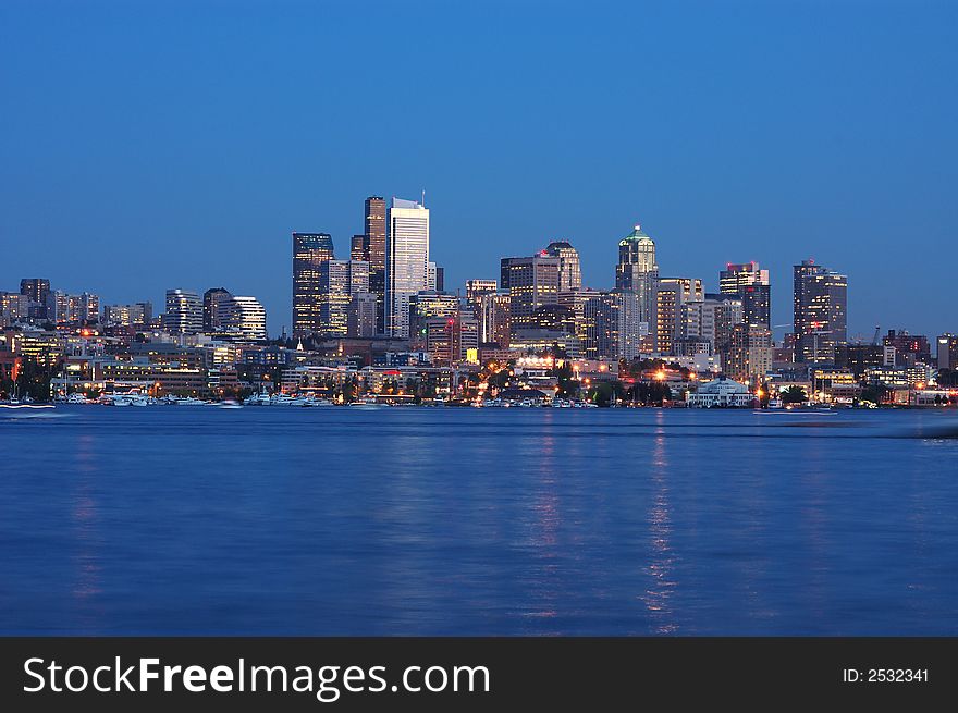 City of Seattle Night View