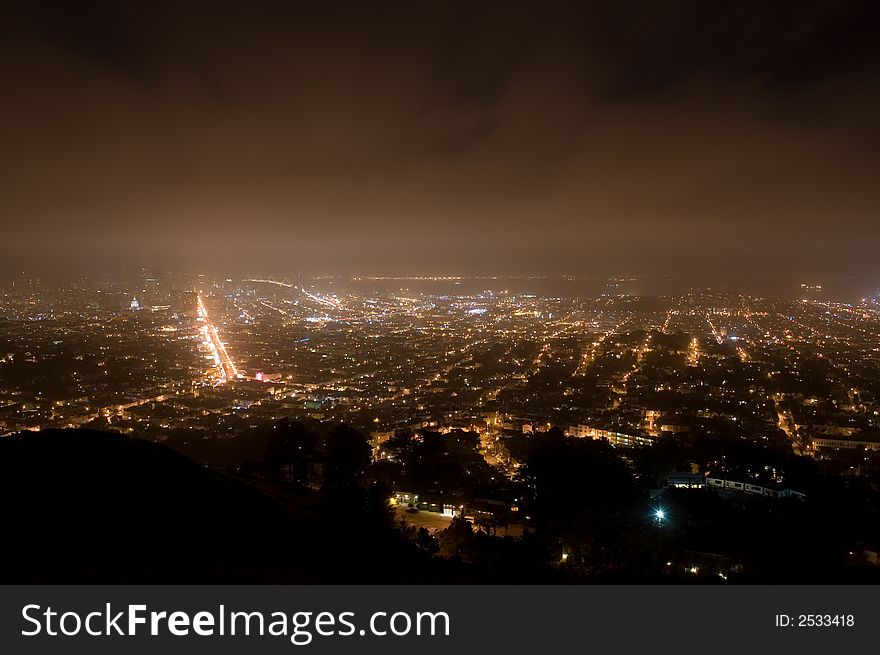 Twin Peaks Overlooking The Bay