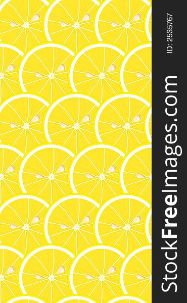 Seamless Lemony Wallpaper