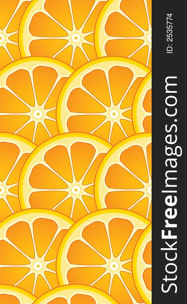 Seamless Citrus Wallpaper
