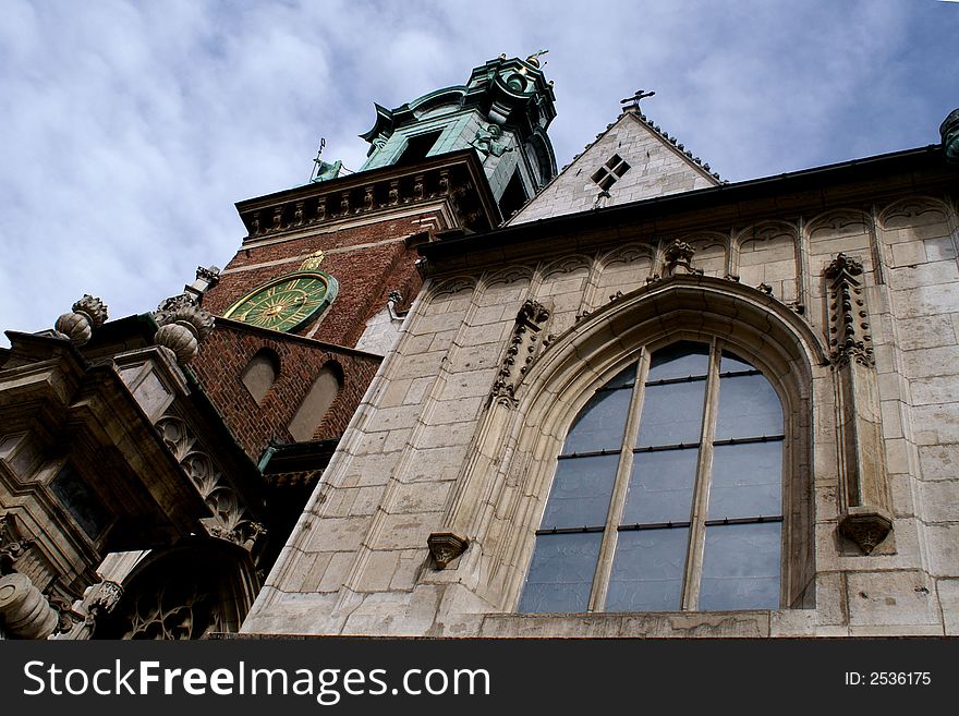 Wawel, Cracow, Poland. Royal castle of Polish kings. Wawel, Cracow, Poland. Royal castle of Polish kings