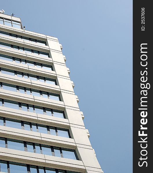 Modern tower in city Olomouc