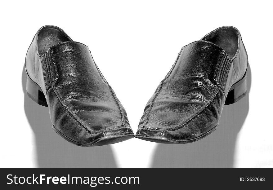 Italian leather shoes on white background. Camera D200. Italian leather shoes on white background. Camera D200