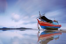 Thai Fishing Boat Royalty Free Stock Photography Thai Fishing Boat Royalty Free Stock Photography