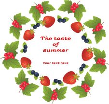 Frame From Berries. Royalty Free Stock Images Frame From Berries. Royalty Free Stock Images