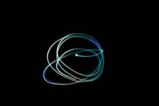 Abstract Lines Of Light In The Dark. Royalty Free Stock Photo