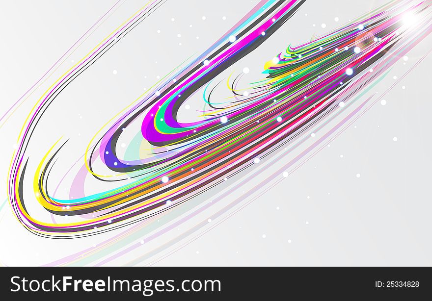 Bright abstract background. Vector illustration.