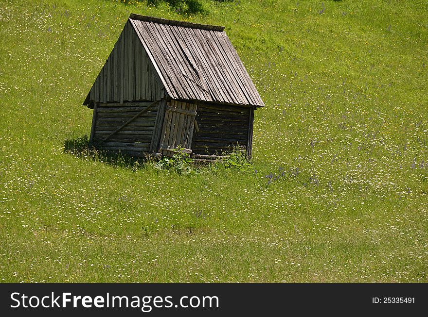 Wooden shelter