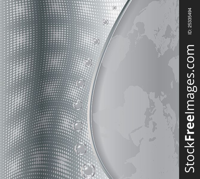 Silber earth abstract business background