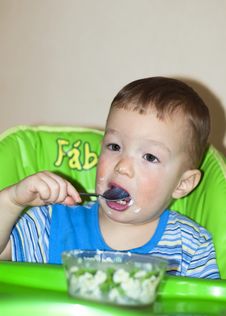 Hungry Boy Eating Stock Photos Hungry Boy Eating Stock Photos