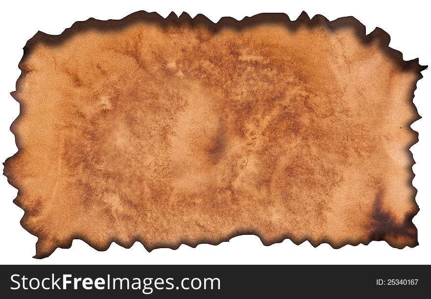 Surface of the old paper and burns. Used for the background. Surface of the old paper and burns. Used for the background.