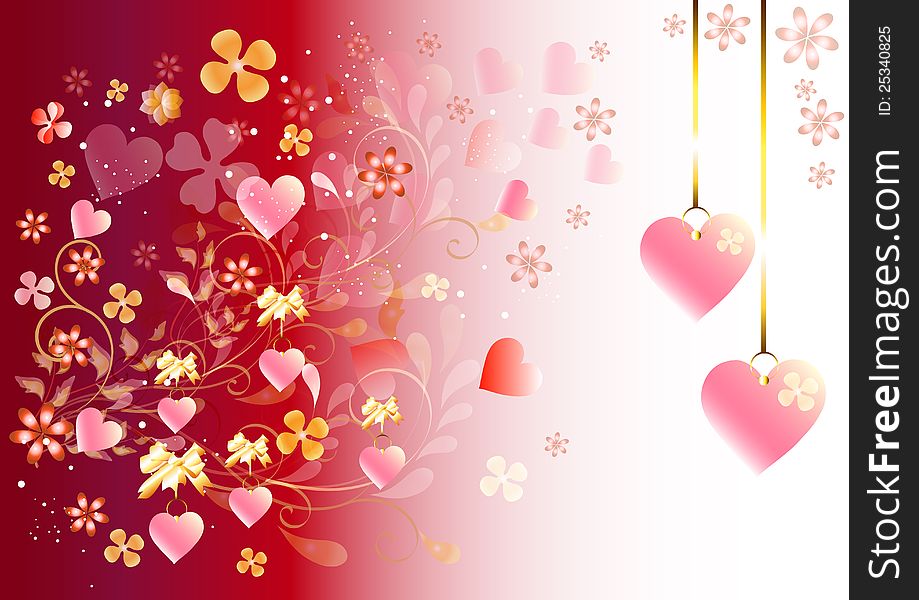 Pretty valentine card for your design. Events. Pretty valentine card for your design. Events