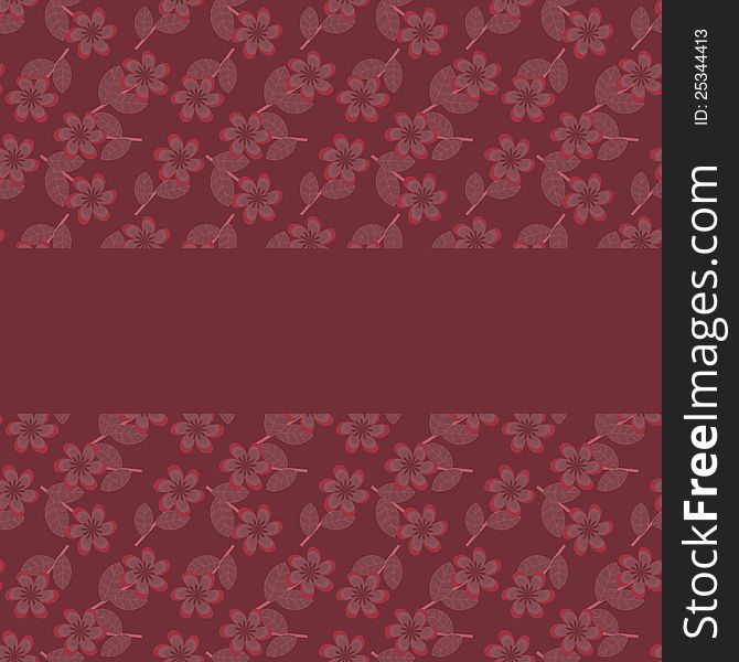 Wine colored invitation background with pattern. Wine colored invitation background with pattern