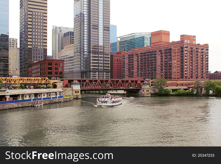 Office buildings in downtown Chicago. Office buildings in downtown Chicago