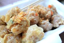 Chinese Steamed Dumpling, Thai Morning Snack Royalty Free Stock Photography Chinese Steamed Dumpling, Thai Morning Snack Royalty Free Stock Photography