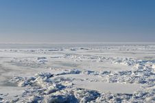 Frozen Lake With Crushed Ice Sheet Stock Photo Frozen Lake With Crushed Ice Sheet Stock Photo