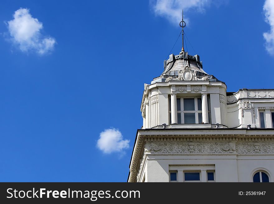 Typical Building In Budapest Touching The Sky