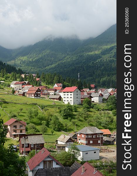 Ranca resort on Transalpina road on top Carpathian mountains in center of Romania. Ranca resort on Transalpina road on top Carpathian mountains in center of Romania